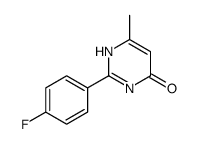 2-(4-fluorophenyl)-6-methyl-1H-pyrimidin-4-one Structure