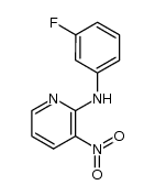 (3-fluoro-phenyl)-(3-nitro-pyridin-2-yl)-amine结构式