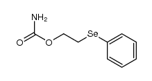 2-(phenylselanyl)ethyl carbamate结构式