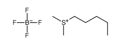 dimethyl(pentyl)sulfanium,tetrafluoroborate Structure