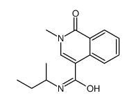 N-butan-2-yl-2-methyl-1-oxoisoquinoline-4-carboxamide结构式