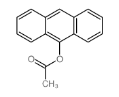 9-Anthracenol,9-acetate Structure