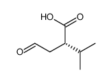 (S)-3-Methyl-2-(2-oxo-ethyl)-butyric acid结构式