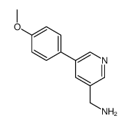 [5-(4-methoxyphenyl)pyridin-3-yl]methanamine结构式