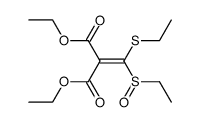 diethyl 2-((ethylsulfinyl)(ethylthio)methylene)malonate结构式