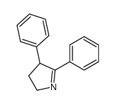 4,5-diphenyl-3,4-dihydro-2H-pyrrole Structure