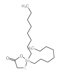 2,2-dioctyl-1,3,2-oxathiastannolan-5-one结构式