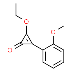 2-Cyclopropen-1-one,2-ethoxy-3-(2-methoxyphenyl)-(9CI)结构式