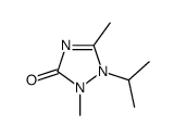 3H-1,2,4-Triazol-3-one,1,2-dihydro-2,5-dimethyl-1-(1-methylethyl)-(9CI)结构式