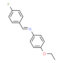 (4-ethoxyphenyl)(4-fluorobenzylidene)amine Structure