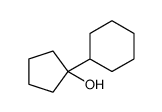 1-Cyclohexylcyclopentanol Structure