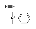 trimethyl(phenyl)azanium,cyanide结构式