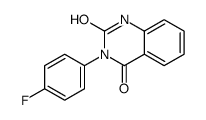 3-(4-fluorophenyl)-1H-quinazoline-2,4-dione结构式