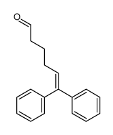 6,6-diphenylhex-5-enal Structure