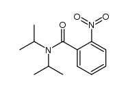 2-nitro-N,N-diisopropylbenzamide结构式