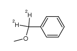 (methoxymethyl-d2)benzene Structure