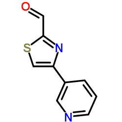 4-(3-Pyridinyl)-1,3-thiazole-2-carbaldehyde结构式