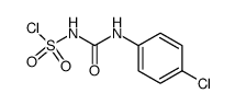 ((4-chlorophenyl)carbamoyl)sulfamoyl chloride结构式