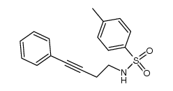 4-methyl-N-(4-phenyl-but-3-ynyl)-benzenesulfonamide结构式