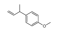 1-but-3-en-2-yl-4-methoxybenzene结构式