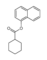 1-naphthyl cyclohexylcarboxylate结构式