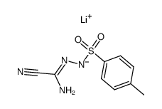 lithium salt of 1-cyanoformamide tosylhydrazone Structure