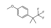 1-甲氧基-4-(1,1,1-三氟-2-甲基丙烷-2-基)苯结构式