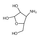 beta-D-Ribofuranose, 3-amino-3-deoxy- (9CI) structure