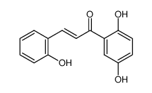 (E)-1-(2,5-dihydroxyphenyl)-3-(2-hydroxyphenyl)-2-propen-1-one Structure