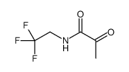 2-oxo-N-(2,2,2-trifluoroethyl)propanamide Structure