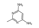 2-methylpyrimidine-4,6-diamine structure