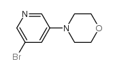 3-溴-5-(4-吗啉基)吡啶结构式