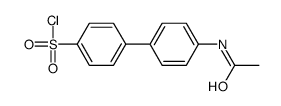 4''-(ACETYLAMINO)-1,1''-BIPHENYL-4-SULFONYL CHLORIDE Structure