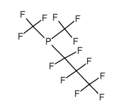 Bis(trifluormethyl)-heptafluor-n-propylphosphan结构式