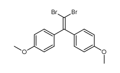 1,1-bis(p-anisyl)-2,2-dibromoethene结构式