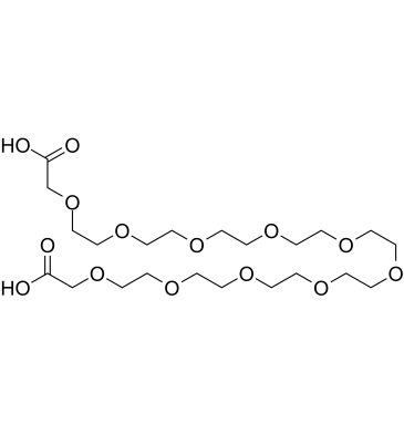 CH2COOH-PEG9-CH2COOH Structure