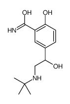 5-[2-(tert-butylamino)-1-hydroxyethyl]-2-hydroxybenzamide Structure