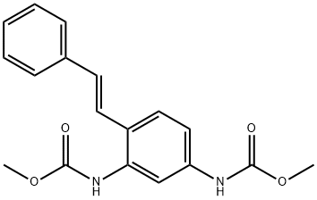 (E)-2,4-Stilbenedicarbamic acid dimethyl ester picture