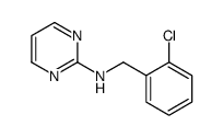 N-[(2-chlorophenyl)methyl]pyrimidin-2-amine结构式