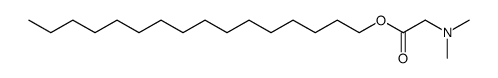 hexadecyl N,N-dimethylaminoacetate结构式