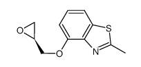 Benzothiazole, 2-methyl-4-[(2S)-oxiranylmethoxy]- (9CI)结构式