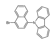 9-(4'-bromonaphthyl)-carbazole Structure