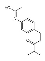 N-[4-(4-methyl-3-oxopentyl)phenyl]acetamide Structure