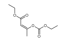 O-ethoxycarbonyl-acetoacetic acid ethyl ester Structure