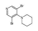 3,5-dibromo-4-piperidin-1-ylpyridine structure
