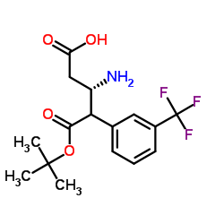 Boc-(S)-3-Amino-4-(3-trifluoromethyl-phenyl)-butyric acid Structure