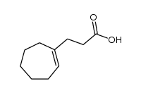 3-cyclohept-1-enyl-propionic acid结构式