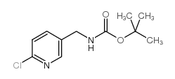 TERT-BUTYL ((6-CHLOROPYRIDIN-3-YL)METHYL)CARBAMATE structure