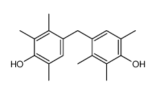 4,4'-Methylenebis(2,3,5-trimethylphenol)结构式