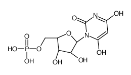 1-(5'-phospho-beta-D-ribofuranosyl)barbituric acid Structure